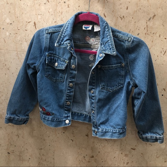 Embroidered Floral Jean Jacket - Picture 5 of 10